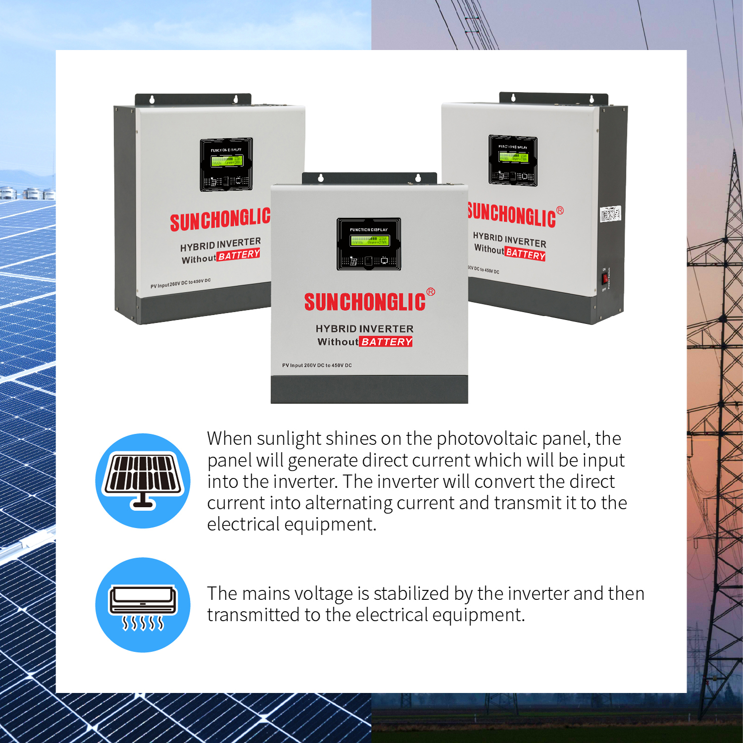 Hybrid Solar Inverter - Solar Inverter Without Battery